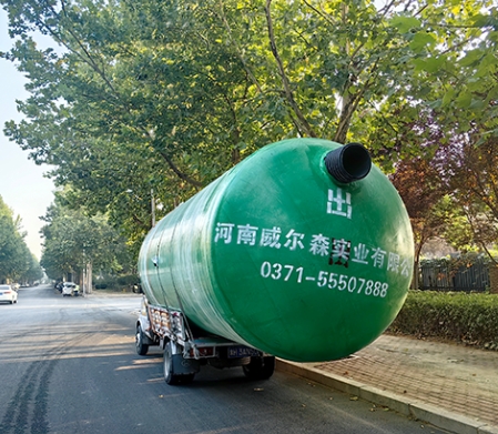 玻璃鋼化糞池的選用與埋設要點